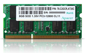專為嵌入式系統打造的DDR3-1600高速記憶體模組,工作電壓僅1.35V