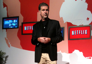 Netflix 可望採用 HTML5 影片 取代 Microsoft Silverlight(圖為Netflix CEO Reed Hastings,圖:VentureBeat) BigPic:558x388