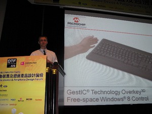 Microchip人機介面(HMID)和高階輸入裝置部門亞太區行銷經理Andreas Guete。
