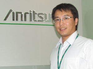安立知资深应用工程师何信志说,安立知让产品先一步到位,客户在测试上,也将更无后顾之忧。