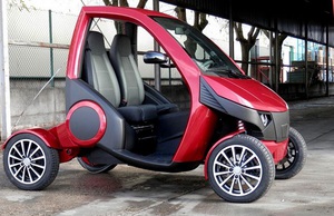 可折迭的CityCar(图/wordlesstech.com)