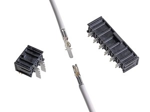 螺距為7.50 毫米的連接器可提供每一螺葉 34.0 安培的電流,並可耐受高溫