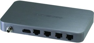 研扬科技BOXER-6403这款嵌入式Box PC拥有超薄外型,以整机铝制外壳全面散热。