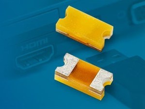 新型ESD抑制器系列可吸收比標準要求高近4倍的反復性ESD靜電放電,同時避免性能減退...