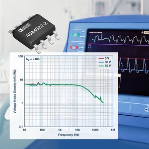 ADA4522-2具有內建電磁干擾濾波功能,無需校準電路,因此可降低系統雜訊、縮小電路板空間和縮短開發時間。