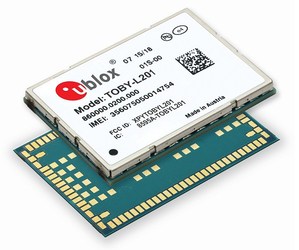 TOBY-L201已通過AT&T和Verizon認證的蜂巢式數據和語音數據機,可提供前瞻設計、高速、以及隨時連網連接性。
