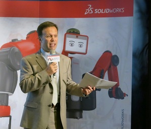 达梭系统SolidWorks执行长Gian Paolo Bassi(摄影:姚嘉洋)