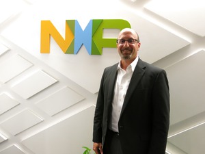 NXP安全連結事業單位i.MX應用處理器產品系列副總裁Ronald M. Martino(攝影:姚嘉洋)