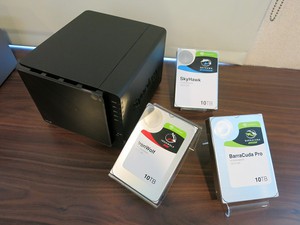 希捷发表全新Guardian系列10TB硬碟产品组合,针对个人电脑、电竞、NAS以及监控系统等市场推出大容量储存解决方案。 (摄影:陈复霞)