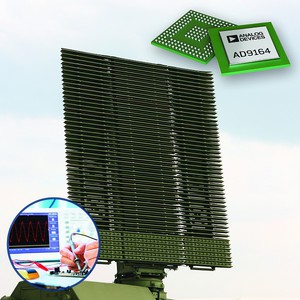 數位類比轉換器AD9164能夠為軍用與商用雷達設計人員提供高解析度雷達成像,同時減少解決方案元件數量。
