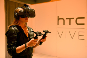 轉攻VR領域的HTC今年首度參加東京電玩展,並攜手電競大廠MSI推出吸睛的虛擬實境體驗。