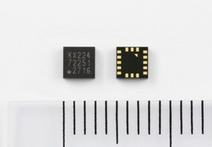 对应高G的小型加速度感测器—KX222 / KX224