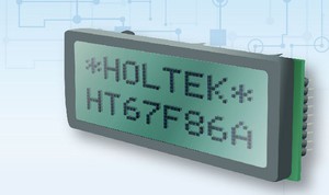 盛群新款A/D with LCD Flash MCU--HT67F86A 內建低功耗RTC振盪器
