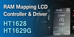 LCD Controller/Driver-HT1628/HT1629G可支援静态扫描