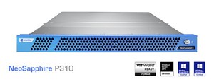 新款全NVMe快闪记忆体储存阵列NeoSapphire P310以低于微秒级延迟反应提供70万IOPS。