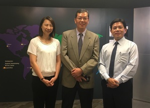 研華宣布將任命三位「共治總經理」,左起分別為現任智能系統事業群副總經理蔡淑妍、現任財務長暨資訊長陳清熙,以及現任嵌入式運算核心事業群副總經理張家豪。