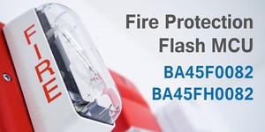 盛群推出具低耗电消防产品Flash MCU BA45F0082及BA45FH0082系列,可应用在消防系统终端装置。