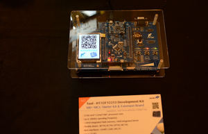 盛群32位元MCU新品以ARM Cortex M0+/M3系列为主打,其中M0+(HT32F5系列)强调高C/P值与高能源效。图为HT32F5系列开发板