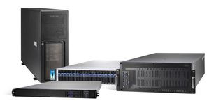 TYAN在SC17推出支援Intel Xeon Scalable Processors最新HPC及儲存伺服器平台,1U 4GPU單路伺服器及4U 8GPU雙路伺服器平台,專為人工智慧及機器學習應用優化設計。