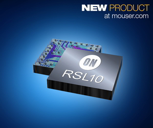 貿澤開始供應ON Semi 高度靈活的RSL10 SoC,適用於物聯網與穿戴裝置的無線連接