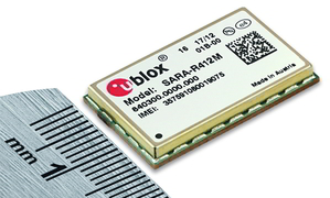 SARA R412M是全球最精巧的多模 LTE Cat M1、NB-IoT (NB1)和四频2G解决方案,能以单一硬体版本弹性设定所需的全球电信规格