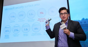 微軟企業智慧資安圓桌論壇,特別邀請微軟亞洲首席安全長Michael Montoya來台分享,會中提醒企業應利用人工智慧解讀安全情資。