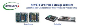 美超微新推Intel Xeon D-2100 SoC解决方案,扩充边缘运算和网络设备产品组合。