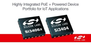 高效率、功能丰富的Si3406x和Si3404 PD系列产品,锁定IP摄影机、无线存取点、IP电话和智慧照明等应用领域。