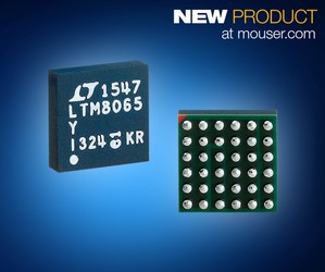 贸泽供货ADI LTM8065 μModule稳压器,采用可降低EMI/EMC的Silent Switcher技术
