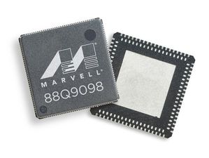 88Q9098无线SoC率先提供802.11ax 2x2加2x2同步双Wi-Fi操作,能够在车内、外提供不受影响之丰富多媒体体验