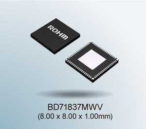 ROHM开发NXP「i.MX 8M」处理器专用电源管理IC,提升智慧音箱及网路音响等先进IoT设备运作时间及缩减体积。