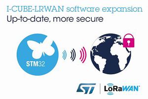 意法半导体更新免费嵌入式软体,强化LoRaWAN的使用体验。