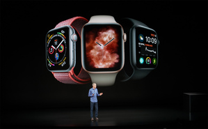 一周前蘋果正式發表了新版Apple Watch Series 4(S4)。(source: Apple)