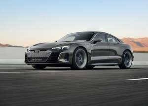 Audi於今年美國洛杉磯車展發表純電概念車Audi e-tron GT concept,搭載最新的電能研發技術,結合環保生產理念與新世代智慧車載科技,預先向全球車迷展演未來純電跑車的面貌。