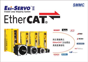 该款步进闭??路伺服马达控制系统Ezi-SERVO II EtherCAT,系采用EtherCAT的简易、无需调整且超高兼容性产品