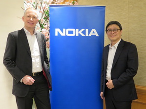 Nokia大中華區總裁馬博策(左),與台灣總經理劉明達