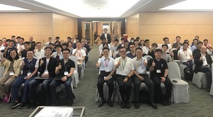 「当AI遇上医学影像辨识 开启精准医疗时代」之智慧生医主题论坛与会人士合影。