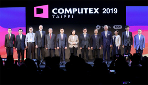 COMPUTEX 2019舉行開幕典禮,由總統蔡英文偕同國內外重要貴賓,為五天展會揭開序幕。