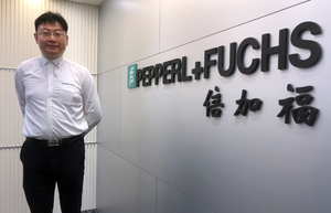 上海倍加福技术经理孙蔚鑫。(摄影/王景新)
