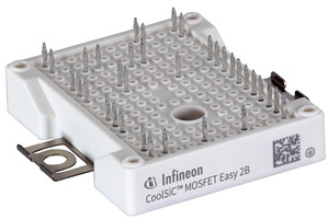 英飛凌混合式EasyPACK 2B此模組分別針對CoolSiC MOSFET和TRENCHSTOP IGBT4晶片組的損耗甜蜜點進行最佳化,因此具有更高的功率密度及高達 48 kHz 的切換頻率,特別適合新一代1500V太陽能光電和儲能應用的需求。