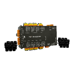 PM-4324A-100P是泓格科技(ICP DAS)多迴路智能電錶,最多可監控8個3相迴路(8 three phase circuits)或24個單相迴路(24 single phase circuits )。