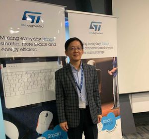 ST影像?品部技術行銷經理張程怡指出,ST是ToF全球第一大供應商,擁有完整的產品供應鏈。(攝影/王明德)