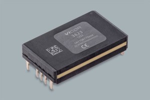 Vicor DCM3623尺寸輕巧,並實現兩級轉換:80V鋰電池電壓轉換為母線電壓後再進行二次轉換為系統設備供電