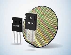 ROHM推出「1200V 第4代SiC MOSFET」,透過進一步改善ROHM獨有的雙溝槽結構,新產品成功地將單位面積的導通電阻降低了約40%。