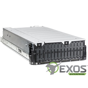 希捷的Exos 企业级硬碟和最高容纳 106 个硬碟的机箱相搭配下,能在仅仅 4U 的机架空间中提供 1.7PB 的商业智慧。