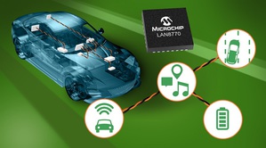Microchip LAN8770是一款符合IEEE 802.3bw标准的100BASE-T1 PHY,采用5x5mm封装,适用於空间受限的汽车应用