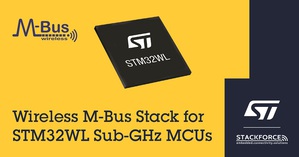 意法半導體導入Stackforce的wM-Bus智慧電表匯流排協定堆疊,豐富STM32WL無線微控制器生態系統