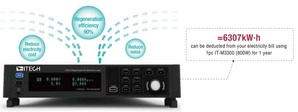 爱德克斯IT-M3300系列具备小功率回??式直流电子负载。不仅能类比各种负载特性,又能将电能无污染地回??电网,1/2U的体积可提供高达800W的功率吸收。