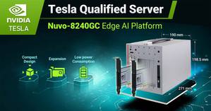 宸曜科技(Neousys)Nuvo-8240GC智能边缘推理平台(Edge AI Inference)已获得NVIDIA Tesla T4伺服器认证。