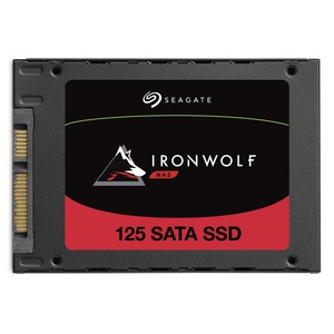 IronWolf 125 SATA SSD 是針對 NAS 優化的硬碟,提供全天 24 小時不中斷的耐久性,和支援多使用者的可擴充效能。